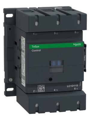 كونتاكتور شنيدر (115 أمبير) LC1D115M7 ثلاثى الاقطاب كويل 220V