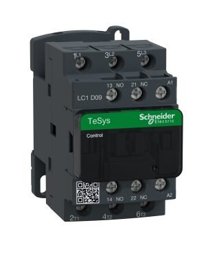 كونتاكتور شنيدر (9 أمبير) LC1D9M7 ثلاثى الاقطاب كويل 220V