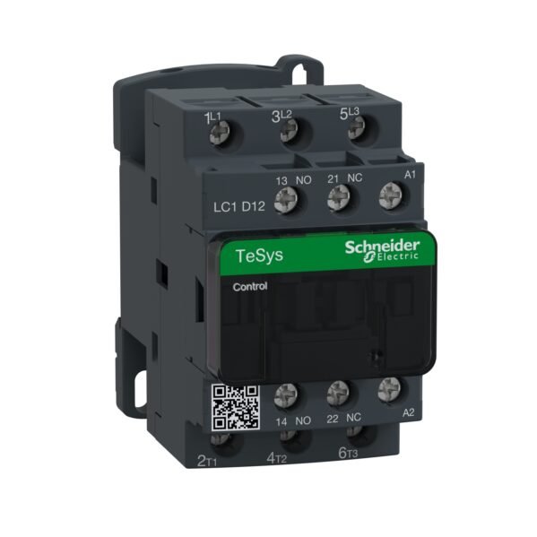 كونتاكتور شنيدر (12 أمبير) LC1D12M7 ثلاثى الاقطاب كويل 220V